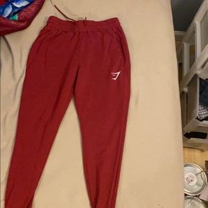 Gymshark small red pants